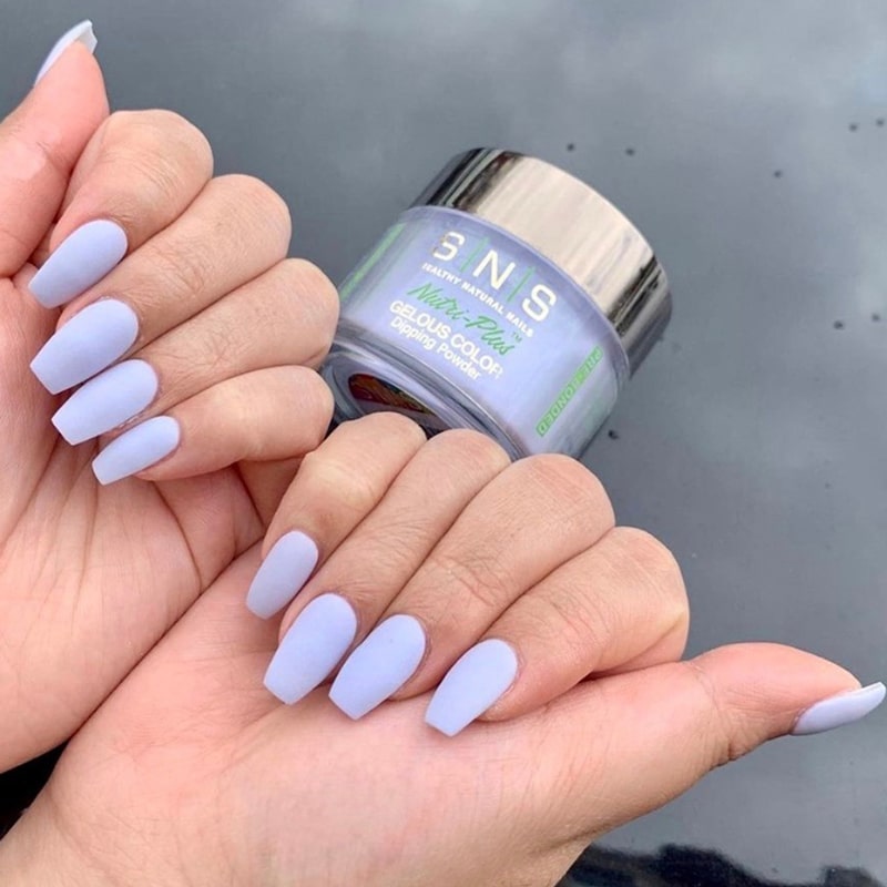 Dipping Powder on Natural Nail